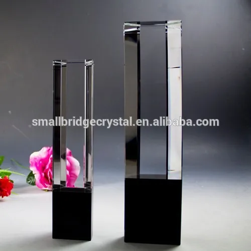 2019 Promotion 3d laser engraving crystal trophy cube