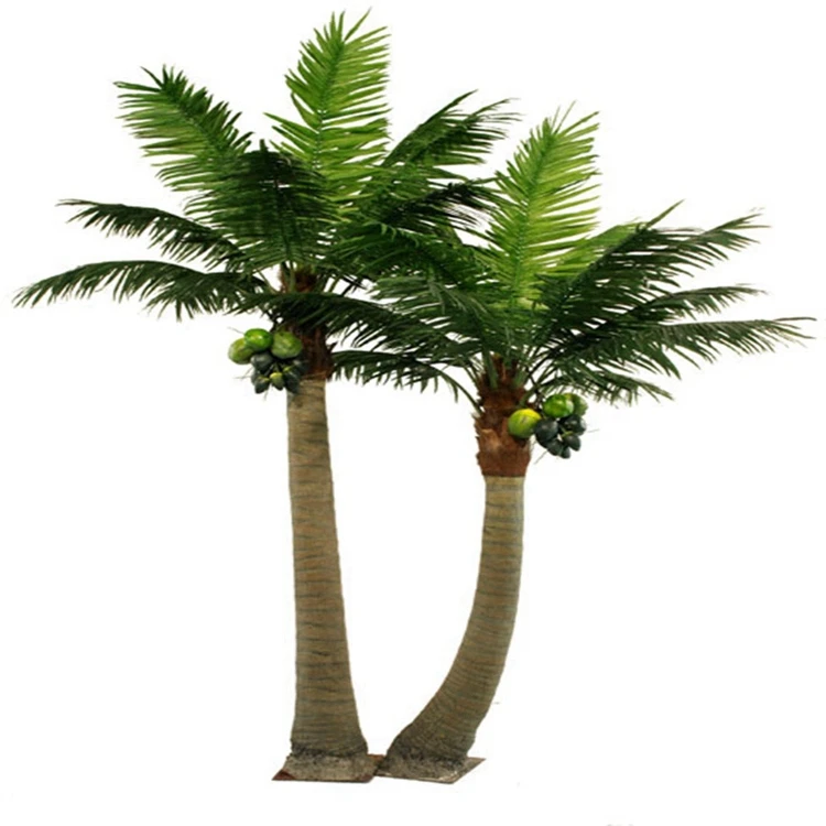 Uv Resistance Decorative Artificial Coconut Palm Tree Large Fake