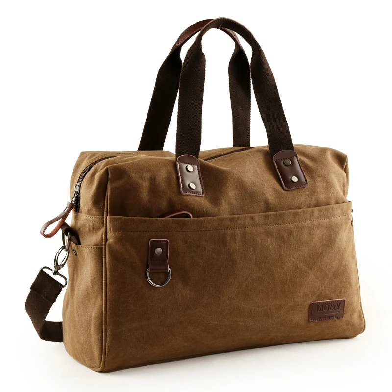 china manufacturer factory direct men shoulder bag custom canvas handbags for men vintage designer large causal briefcase 2020