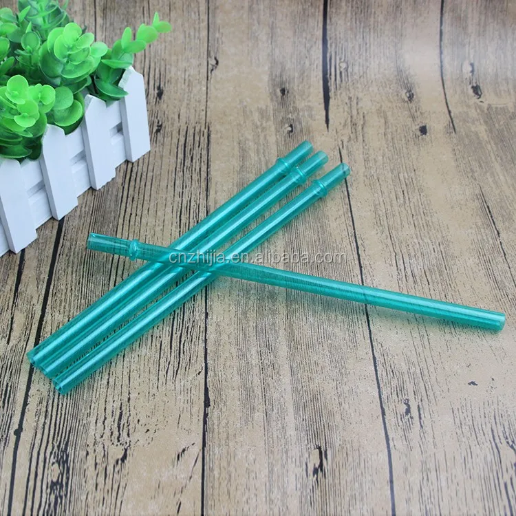 Transparent Clear Replacement Reusable Hard Straws With Stopper In As