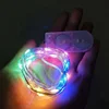 CR2032 Button Battery operated String LED Light 2M 20 tiny Led lights/rice led string light button battery operated