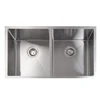 Farmhouse Handmade Commercial Double Drainer Stainless Steel Kitchen Sink