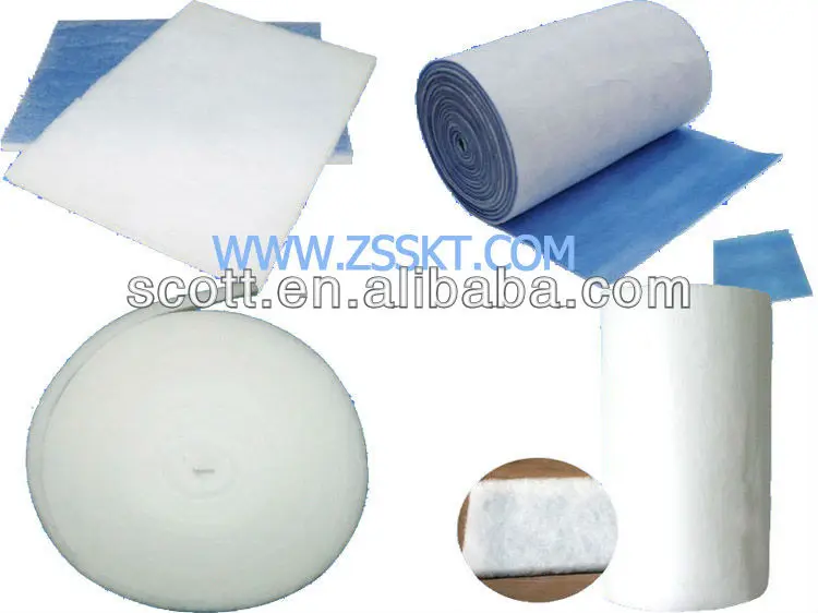 Air Filtration Roll Filter Media For Spray Booth Air Conditioning Buy
