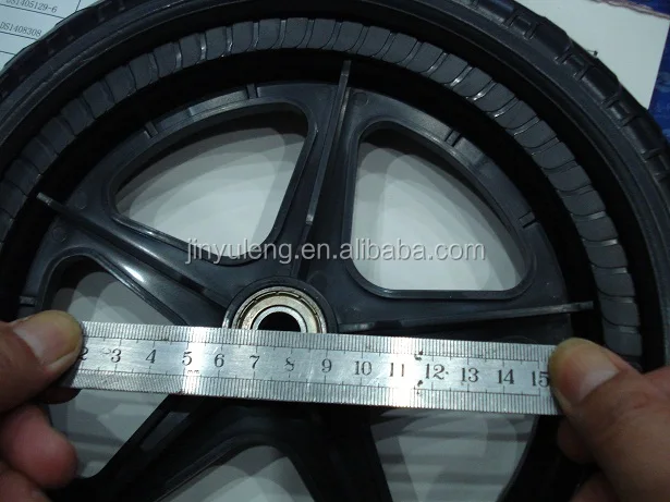 12'' EAV solid foam wheel , plastic rim .Children's balanced bike wheel ,child wheel