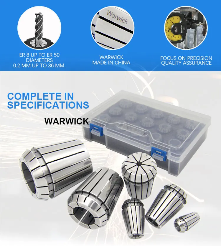 Er11 Er16 Er20 Er25 Er32 Er40 Er Spring Collets Made In China Buy E16