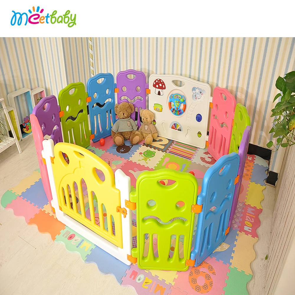 colorful playpen