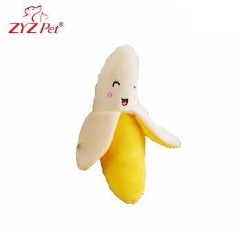 plush banana dog toy