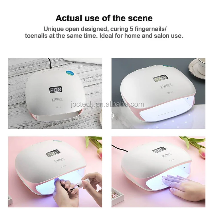 Wholesale SUNUV SUN4S 48W led Uv Nail Polish Lamp For Gel