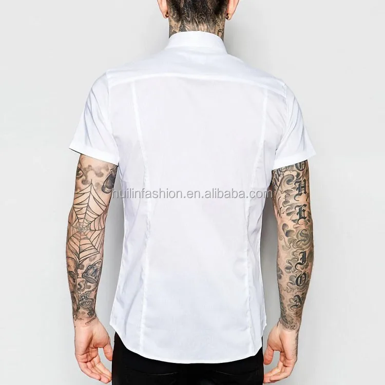 white on white mens dress shirts