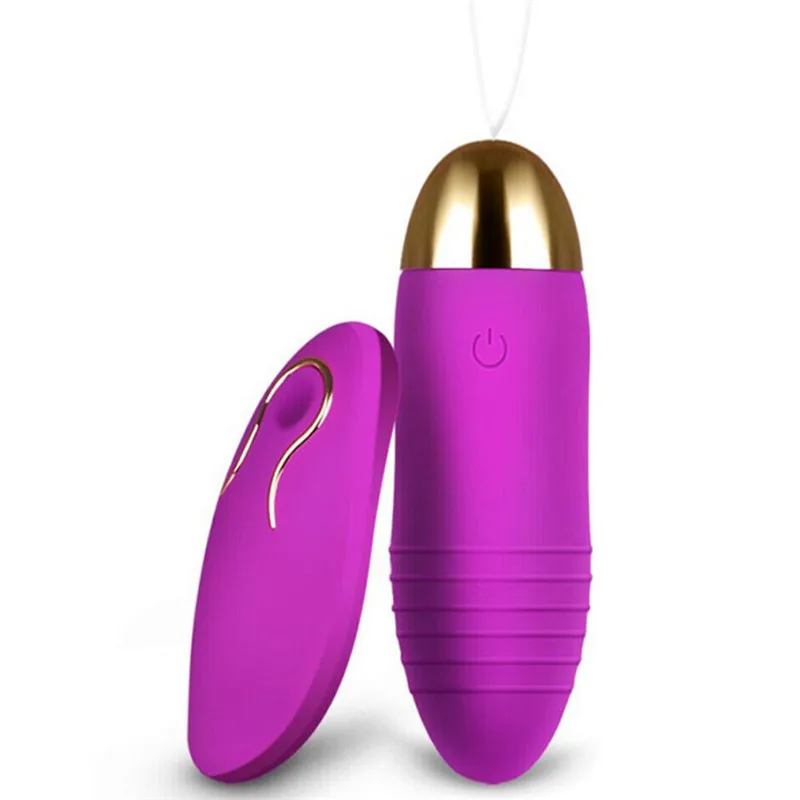 Waterproof Silicone Rechargeable Remote Wireless Eggs Vibrator For