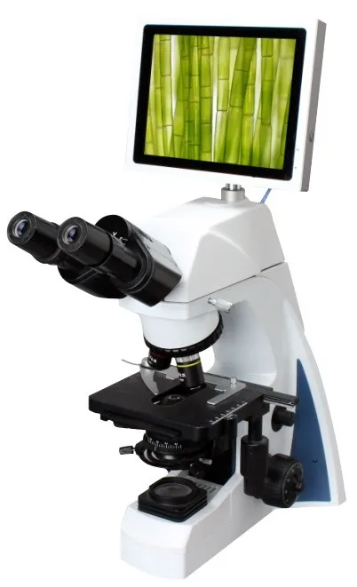 Certified lcd screen birlogical binocular microscope NLCD-307B