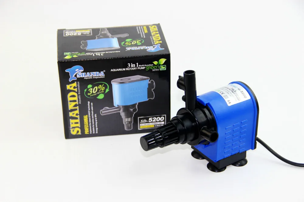 Shanda Multifunction Water Pump Oxygenator Water Pump Durable Aquarium