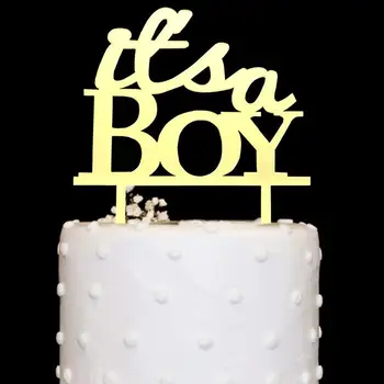 It Is A Boy Cake Topper Baby Shower Cake Topper Acrylic Birthday