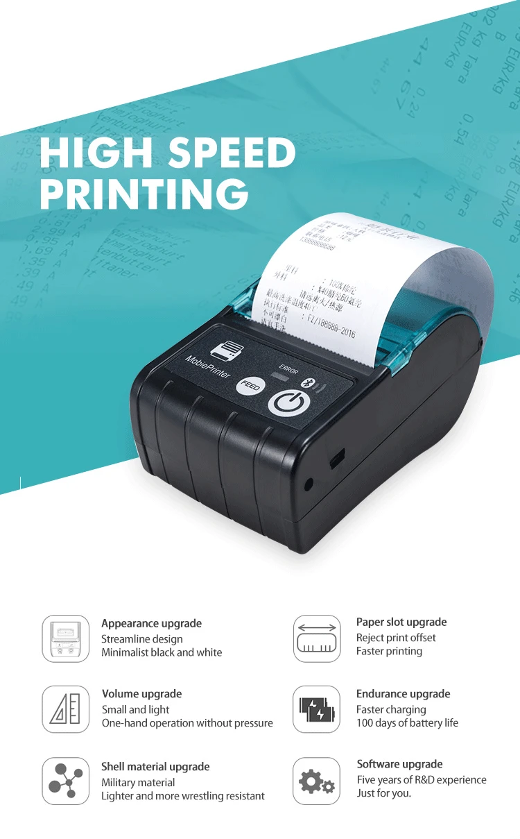 portable invoice printer