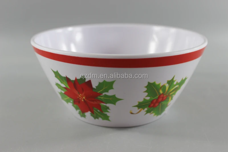 Wholesale Christmas Plastic Soup bowl Set 7-10inch