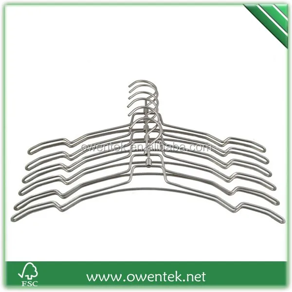 Modern Metal Stainless Steel Short Neck Clothes Hangers Buy Short