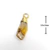 Semi-precious Irregular Miarolitic Quartz Crystal Druzy Natural Stone Raw Agate Beads DIY Jewelry Making for Necklace