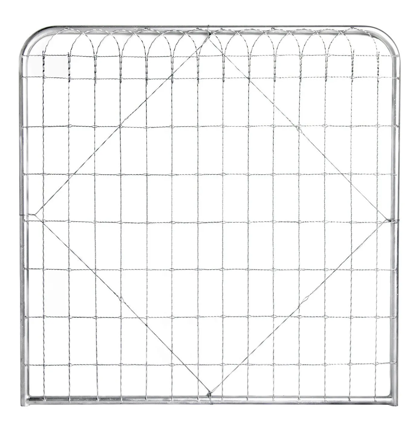 Rose Style Ornamental Wire Pedestrian Gate 4' High