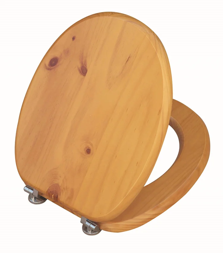 1201 Solid Wood Pine Wood Antique Color Toilet Seat - Buy Solid Wood