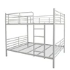 Bedroom furniture hotel school dormitory second floor metal folding bunk bed for sale