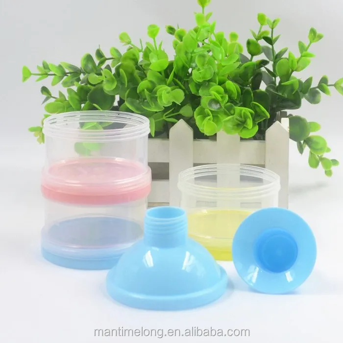 Hot Pp Three Layers Portable Baby Kids Child Milk Powder Formula Dispenser Container Pot Baby