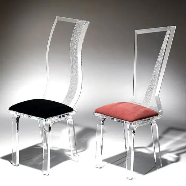 Costumbre comedor acrÃlico preside claro, silla apilable fantasma ... Silla sslon acero plastico mofernas