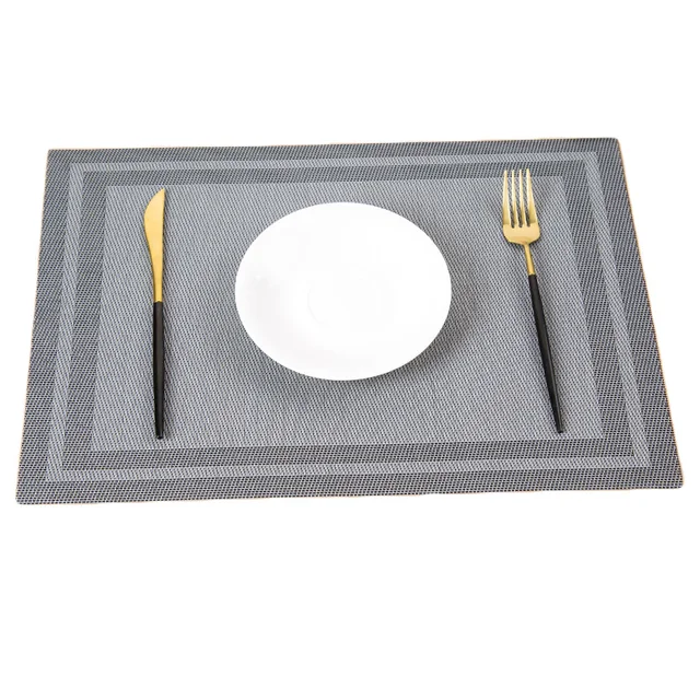 Charmcci 600432 Cheap Restaurant Table Mats Pvc Dining Vinyl Non