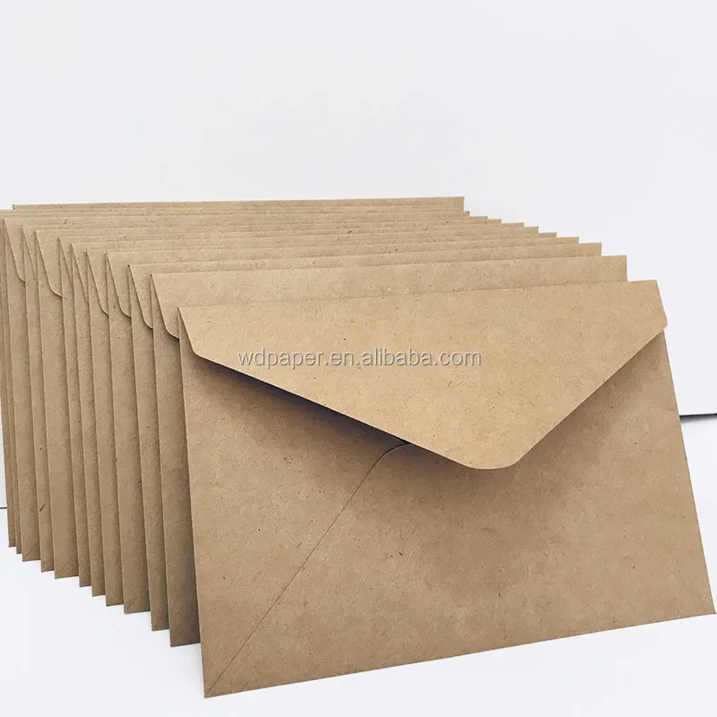 Wholesale Custom Made Natural Kraft Envelope 100 Recyclable A1 A2 A3