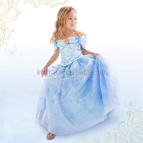 Terbaik Menjual Kualitas Tinggi Anak  Cinderella  Gaun  