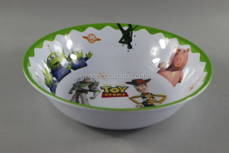 Custom made LOGO plastic kids bowl foodgarde