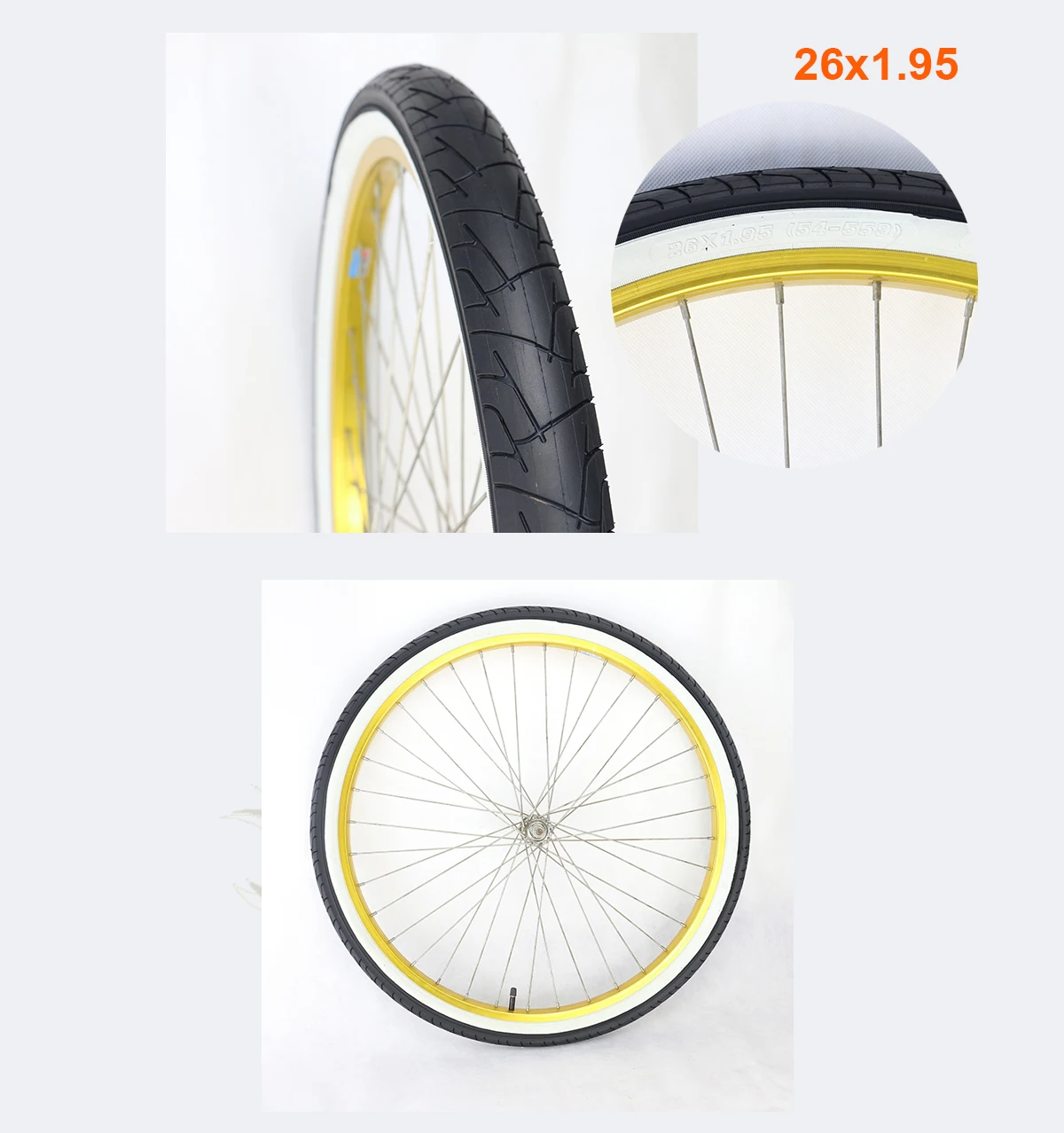 Tour Tire With Wire Bead 26*4.0 Fat Bike Tire With White Sidewall Buy