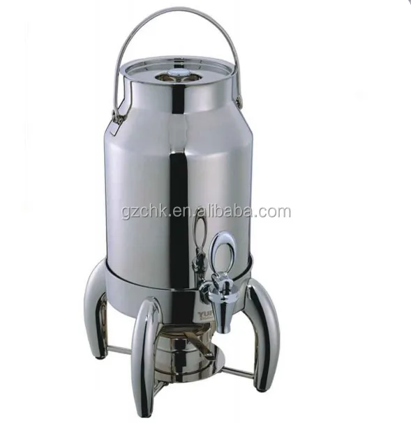 New Design Stainless Steel Milk Urn With Faucet Hot& Cold Milk Urn