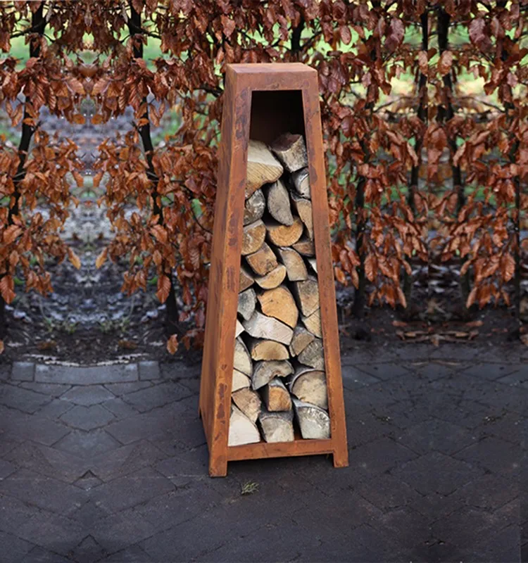 Esschert Design Outdoor Garten Rustikale Indoor Brennholz Lager Regale