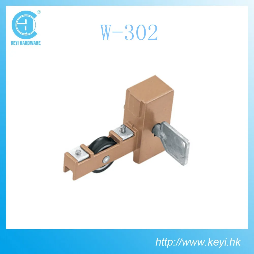 W-302, High quality zinc alloy sliding window roller with lock