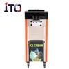 RB-825C guangzhou manufacture of mobile soft commercial ice cream machine with three outlets