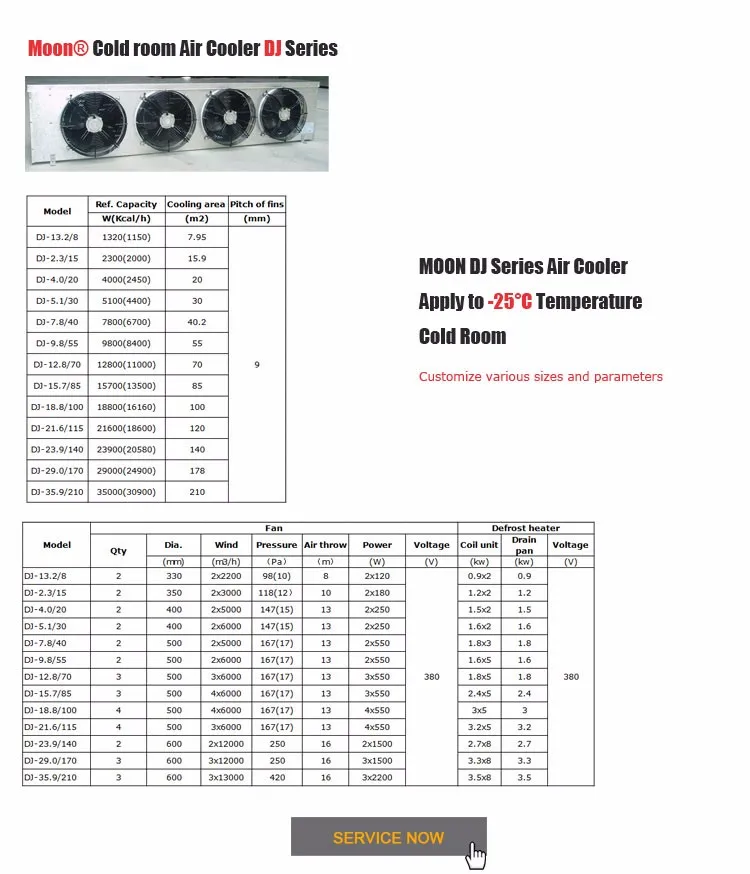 Cold Room Condenser Unit Cold Storage Evaporator and Condenser Commercial Refrigeration Unit