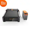 Automatic Paving and Cutting Cortador de pvc Polyester CNC Machine