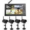 4-cameras 1-monitor 7" 2.4G Wireless IR Baby Monitor Home Safety Video Recorder
