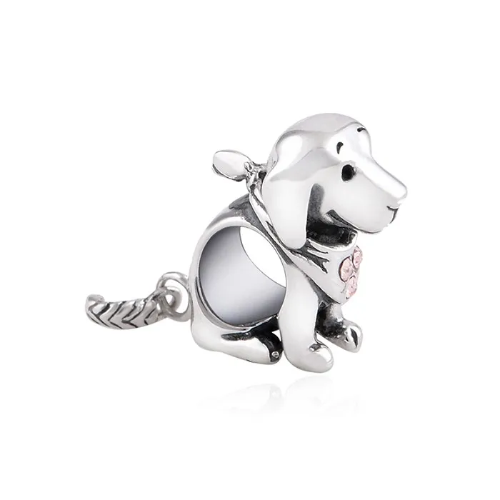 925 Sterling Silver Dog Charms Whole 925 Sterling Silver Dog Charms