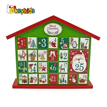 Adventskalender Holz Haus 3d Krippen Szene Figuren Leds Schubladen Befullbar Matches21