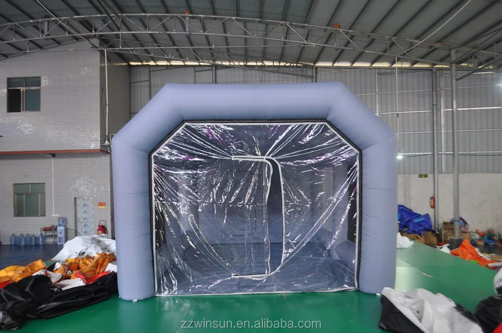 Customized White Inflatable Spray Booth Inflatable Car Spray Tent 