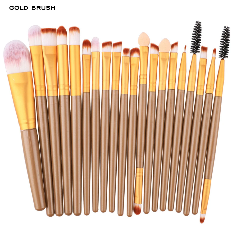 20pcs Make Up Brushes Custom Logo Diamond Eye Shadow Makeup Brush Set