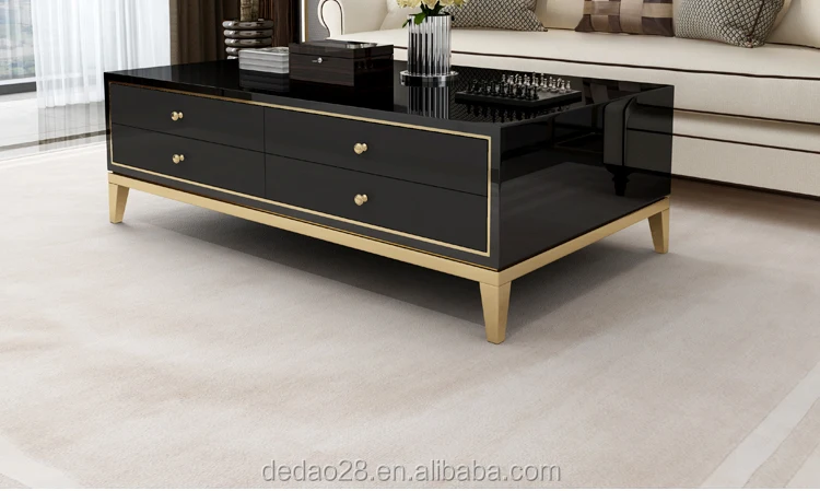 Multifunction Side Table with Drawers