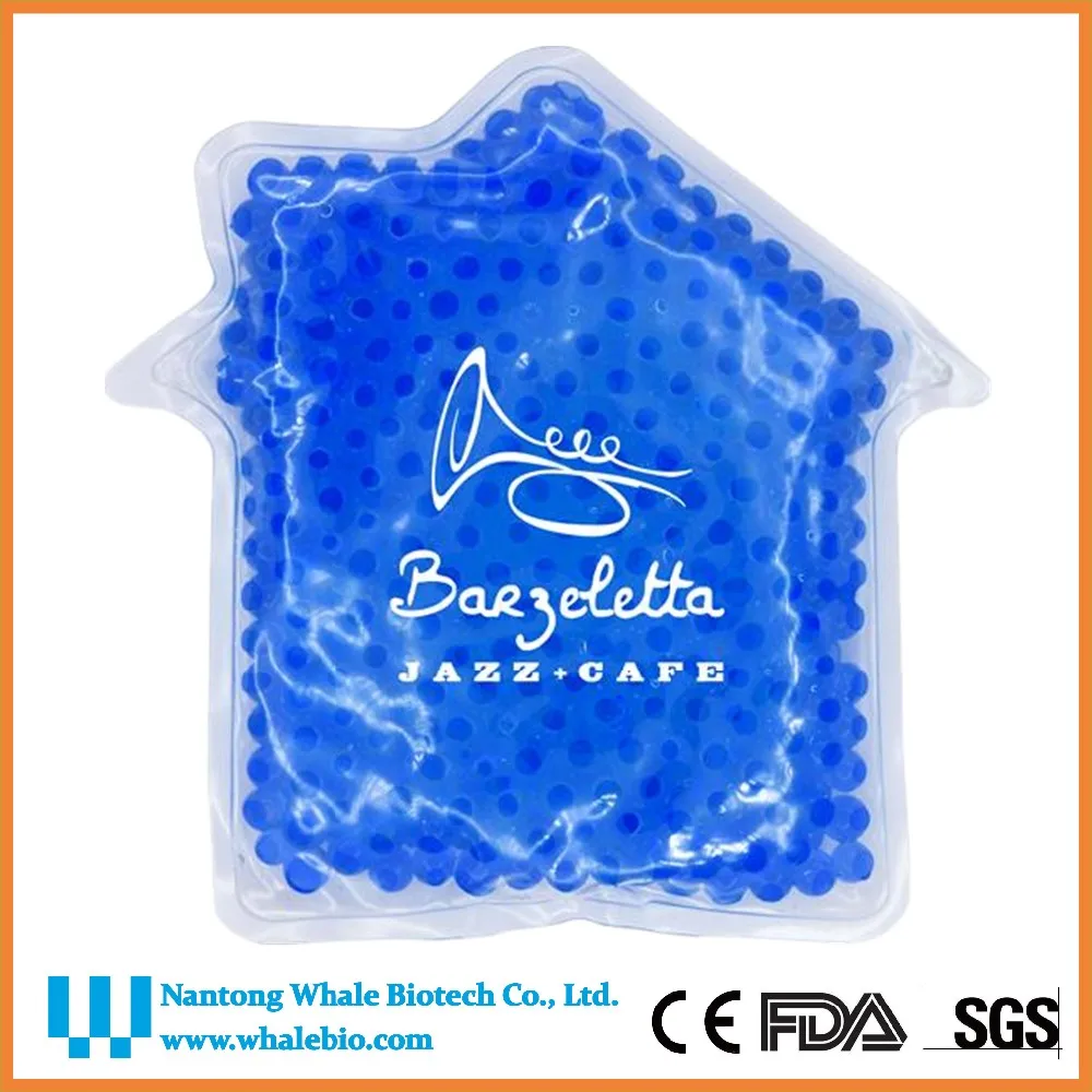 Round Gel Beads Hot Cold Pack For Medical Spas With Customized Logo