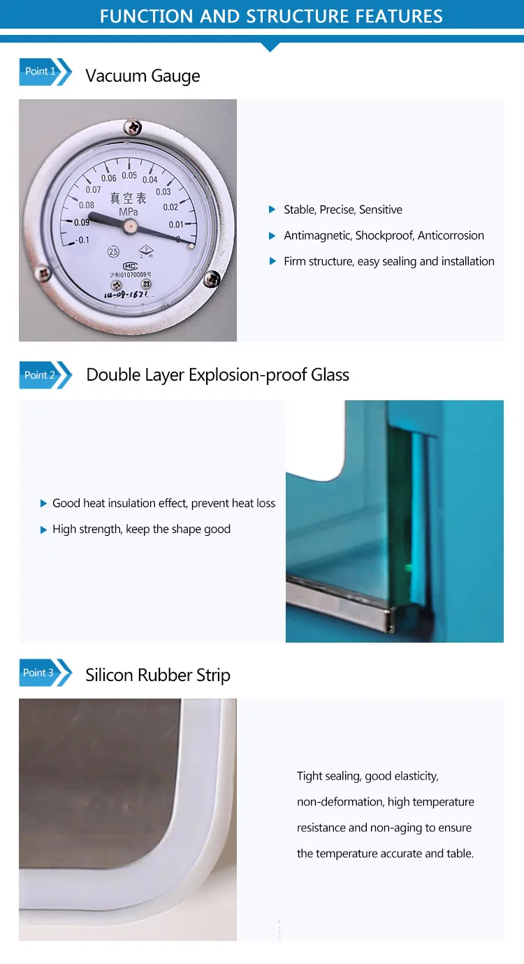 DZF-6050 55L Chemistry Vacuum Drying Oven For Sale