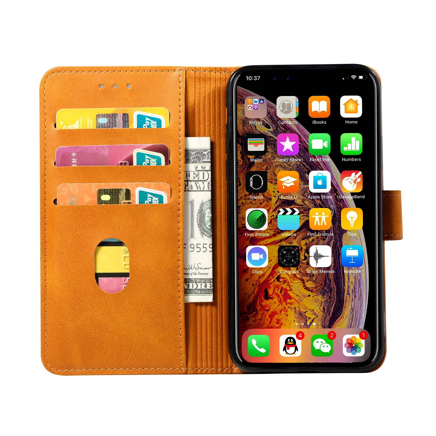 2020 Personalizadas Fundas Agenda Accesorios para Celulares Estuches para for Iphone X XS  Leather Phone Case