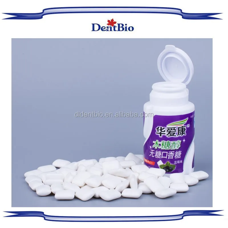 Whitening Xylitol Sugar Free Chewig Gum Teeth Whitening Chewing Gum