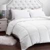 High quality solid color polyester quilted comforter
