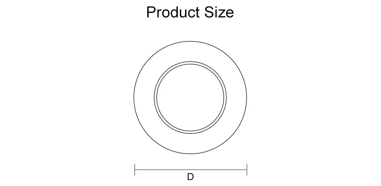 Factory wholesales thinround LED downlight
