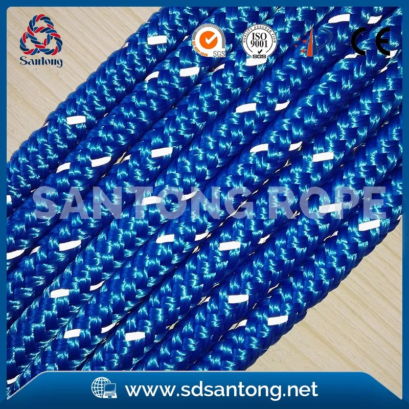 High performance customized package reflective marine rope anchor/ dock/ fender line for boat & yacht accessories